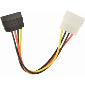 Gembird Molex - SATA, 0.15m, Wielokolorowy (CCSATAPS)