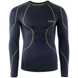 Hi-Tec Koszulka męska Ikar Top black/lime punch r. XXL