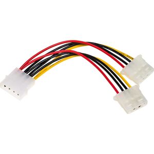 Akyga Molex - Molex x2, 0.15m, Wielokolorowy (AK-CA-15)