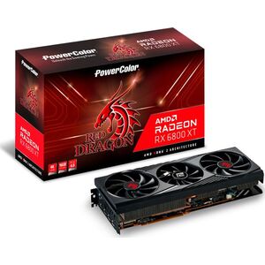 Karta graficzna Power Color Radeon RX 6800 XT Red Dragon OC 16GB GDDR6 (AXRX 6800XT 16GBD6-3DHR/OC)