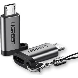 Adapter USB Ugreen USB-C - microUSB Szary  (ugreen_20200327152723)