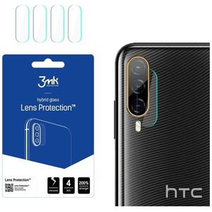 3MK Szkło hybrydowe na obiektyw aparatu Lens Protection HTC Desire 22 Pro [4 PACK]