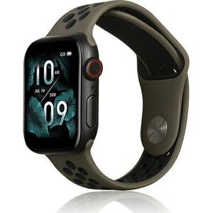 Beline Beline pasek Apple Watch Sport Silicone 38/40/41mm brązowo-czarny brown/black