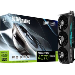 Karta graficzna Zotac Gaming GeForce RTX 4070 Ti SUPER Trinity Black 16GB GDDR6X (ZT-D40730D-10P)