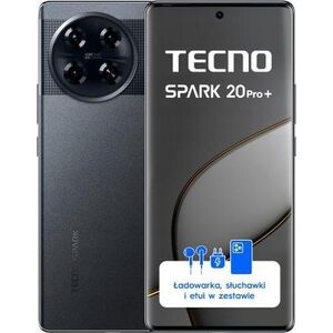 Smartfon Tecno Spark 20 Pro+ 8/256GB Grafitowy  (4894947019111)