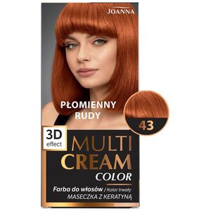 Joanna Multi Cream Color Farba nr 43 Płomienny Rudy