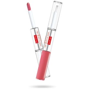 Pupa Made To Last Lip Duo Liquid Lip Colour Colour & Topcoat Waterproof Long Lasting wodoodporna pomadka w płynie i błyszczyk 008 2x4ml