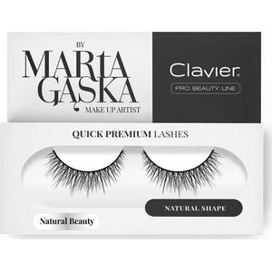 Clavier CLAVIER_Quick Premium Lashes rzęsy na pasku Natural Beauty 827