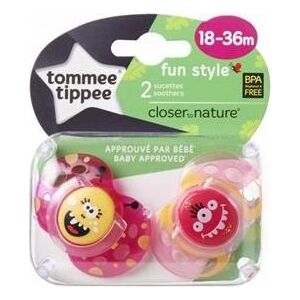 Tommee Tippee Smoczek FUN GIRL różowo-żółty 2 sztuki (43340450)