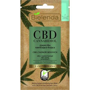 Bielenda CBD Cannabidiol Maseczka nawilżająco-kojąca 8g