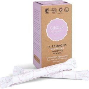 Ginger Organic GINGER ORGANIC_Tampons Normal tampony organiczne z aplikatorem 14szt