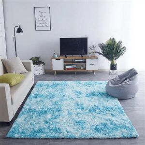 Strado Dywan Ombre Shaggy Strado 130x190 OmbreBlue (Jasny Niebieski) uniwersalny