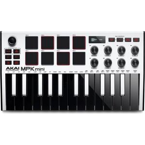 Akai MPK MINI MK3 WHITE - Klawiatura Sterująca USB