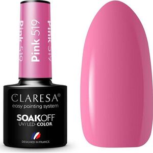 Claresa Claresa Soak Off UV/LED Pink lakier hybrydowy 519 5g