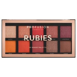 ProFusion Profusion Rubies Eyeshadow Palette paleta 10 cieni do powiek