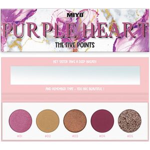 Miyo MIYO paleta cieni Five Points 27 PURPLE HEART