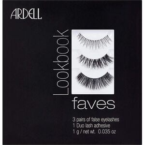 Ardell ARDELL_SET Lookbook Faves 3 Pairs Of False Eyelashes 110 + 120 + 105 + Duo Lash Adhesive 1g