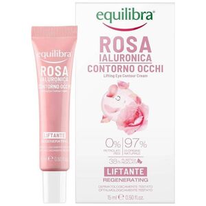 Equilibra EQUILIBRA_Rosa Regenerating Lifting Eye Contour Cream różany liftingujący krem pod oczy z kwasem hialuronowym 15ml