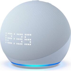 Głośnik Amazon Echo Dot 5 z zegarem niebieski (B09B8RVKGW)