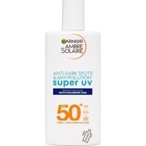 Ambre Solaire Super UV fluid ochronny do twarzy przeciw przebarwieniom SPF50+ 40ml