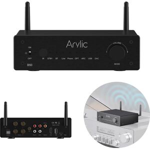 Arylic Arylic B50 Multi Wejściowy Wzmacniacz Audio z Odbiornikiem i Nadajnikiem Bluetooth