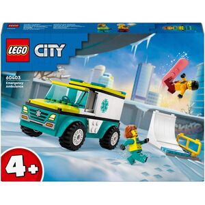 LEGO City Karetka i snowboardzista (60403)