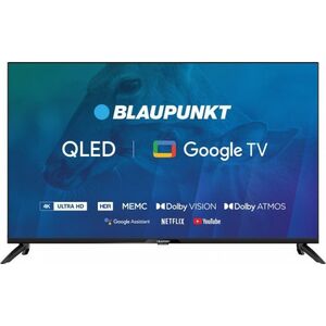 Telewizor Blaupunkt TV 43" Blaupunkt 43QBG7000S 4K Ultra HD QLED, GoogleTV, Dolby Atmos, WiFi 2,4-5GHz, BT, czarny