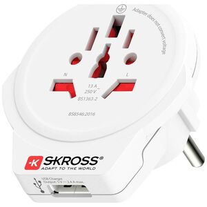 Skross Skross World to Europe USB 1.0