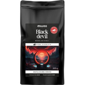 Kawa ziarnista 4Swiss Black Devil świeżo palona 500 g