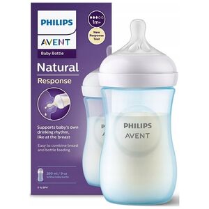 Avent AVENT SCY903/21-RESPONSYWNA BUTELKA NATURAL 260ML NIEBIESKA