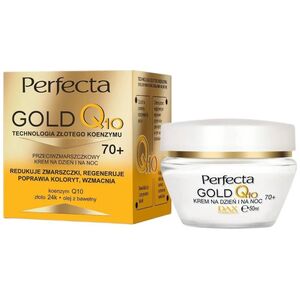 Perfecta Gold Q10 Przeciwzmarszczkowy krem do twarzy na dzień i na noc 70+ 50ml