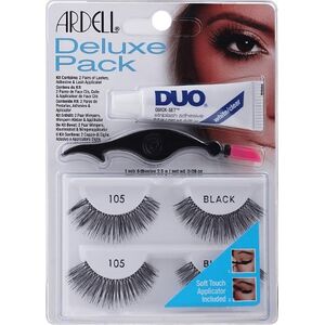 Ardell Ardell Deluxe Pack zestaw sztucznych rzęs 2 pary 105 Black