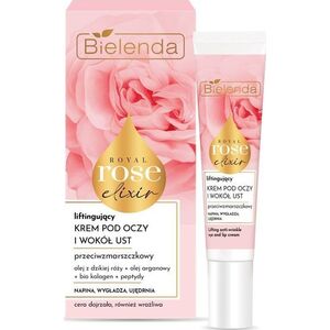 Bielenda Bielenda Royal Rose Elixir przeciwzmarszczkowy krem liftingujący pod oczy i wokół ust 15ml