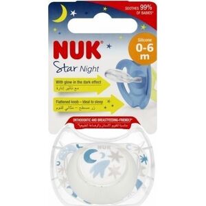 NUK 402299 SMOCZEK SILIKONOWY STAR NIGHT 0-6 1SZT 539429, 730718