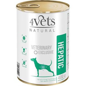 4Vets 4VETS Natural Hepatic Dog - mokra karma dla psa - 400 g