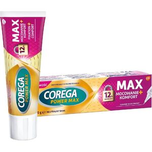 Corega  COREGA Power Max Mocowanie + Komfort 40g