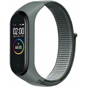 Beline Beline pasek Mi Band 7/6/5/4/3 NylonLoop szary/grey