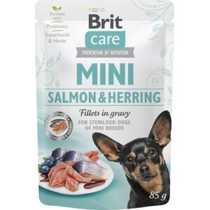 Brit Brit Care Mini Adult Salmon Herring Sterilised Łosoś i Śledź dla sterylizowanych psów małych ras 85 G