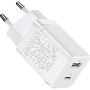 Ładowarka Baseus Super Si Pro 1x USB-A 1x USB-C 3 A (BSU2902WHT)