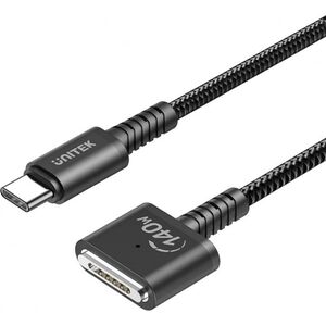 Kabel USB Unitek USB-C - MagSafe 3 3 m Czarny (C14121BK-3M)