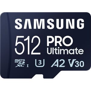 Karta Samsung Pro Ultimate MicroSDXC 512 GB Class 10 UHS-I/U3 A2 V30 (MB-MY512SA/WW)