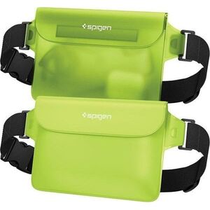 Spigen Universal Waterproof Case & Waist Bag Zielone AMP06023