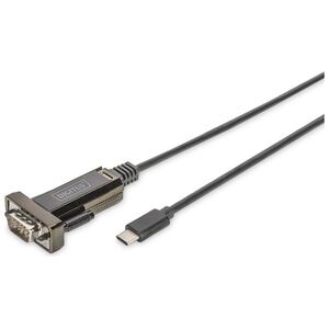 Kabel USB Digitus USB-C - 1 m Czarny (DA-70166)