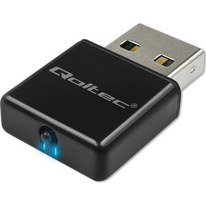 Karta sieciowa Qoltec Bezprzewodowy Ultra szybki mini adapter NANO Wi-Fi Qoltec standard N USB 2.0 300Mbps