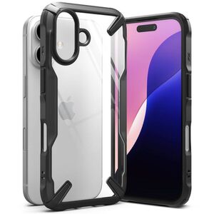 Case IPHONE 16 Ringke Fusion-X black 8800274960473