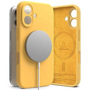 Case for IPHONE 16 Ringke Silicone Magnetic MagSafe yellow 8800274960633