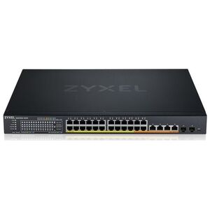 Switch ZyXEL Przełšcznik XMG1930-30HP, 24-port 2.5GbE Smart Managed Layer 2 PoE 700W 22xPoE+/8xPoE++ Switch with 4 10GbE and 2 SFP+ Uplink