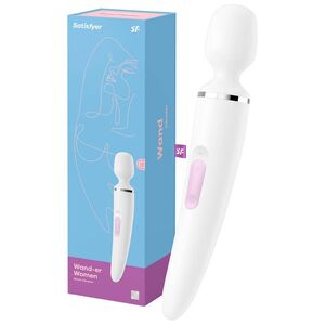 Satisfyer Satisfyer Wand-er Woman white/chrome 069754  4001227 έως και 12 άτοκες δόσεις 4061504001227