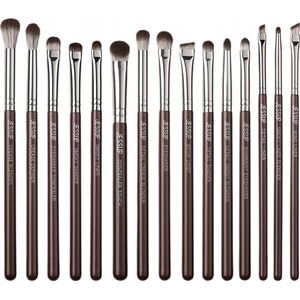 JESSUP_SET Shimmer Brow zestaw piętnastu pędzli do makijazu oka T499