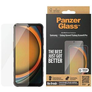 Tempered Glass SAMSUNG XCOVER7 / XCOVER6 PRO PanzerGlass Ultra-Wide Fit Re-Glass Screen Protection (7365) 5711724073656